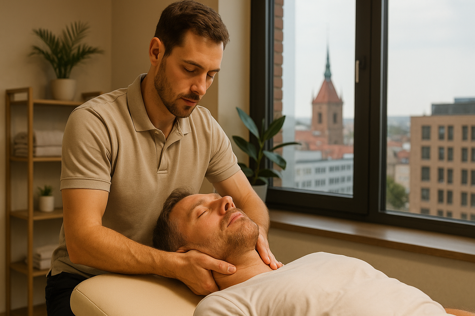 Terapia antystresowa – masaż tkanek głębokich w gabinecie fizjoterapii w Gdańsku